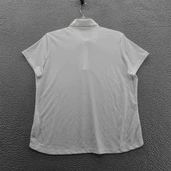 Walter Hagen Clubhouse Womens Golf Polo Shirt XXL White Breathable NWT - Picture 2 of 13